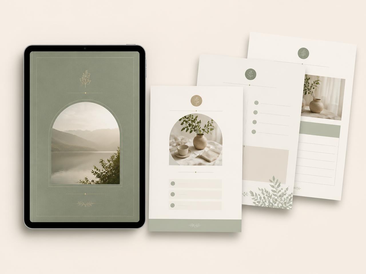 E-book Antes da Crise em tablet ao lado dos materiais complementares